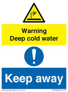 Warning Deep cold water Keep away